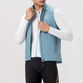 Gilet cycliste coupe-vent ROCKBROS YDMJ003 printemps/automne taille M bleu