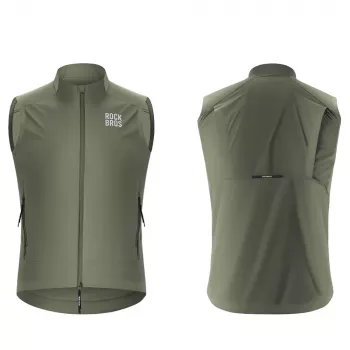 Gilet cycliste coupe-vent ROCKBROS YDMJ003 S vert