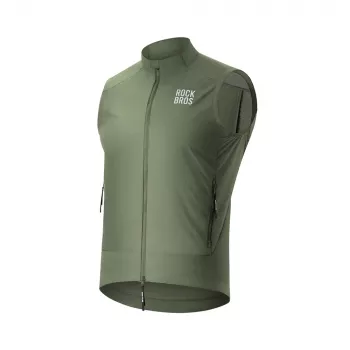Gilet cycliste coupe-vent ROCKBROS YDMJ003 printemps/automne taille M vert
