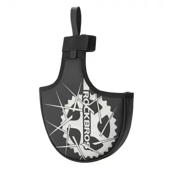 Rockbros D76 Housse de protection de pédalier - Noir/Gris