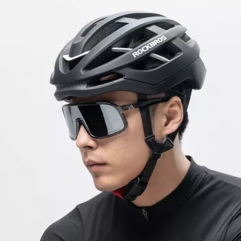 Casque de vélo ROCKBROS HC-58BK-M 55-58 cm noir-gris