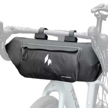 Sacoche de guidon avant Rockbros AS-154, imperméable, 8 L, noire