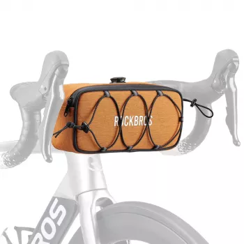 Sacoche de guidon imperméable Rockbros TL001 ROAD TO SKY 1,9 L – orange