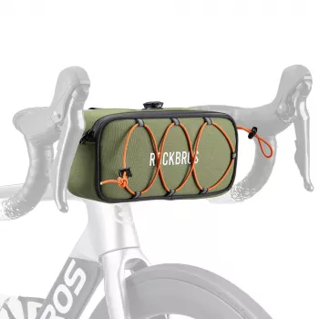 Sacoche de guidon Rockbros TL001 ROAD TO SKY 1,9 L imperméable – verte