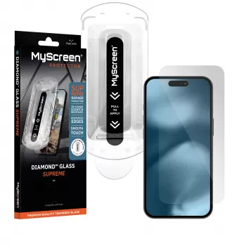 Protection d'écran en verre trempé MyScreen Diamond Glass Supreme pour Apple iPhone 16 Pro Max