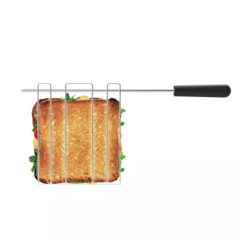 Grille-pain Dualit Pinza Toast Classic 2 fentes chrome poli