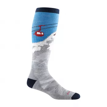 Darn Tough Heady Yeti OTC Midweight with Cushion chaussettes en laine mérinos - gris, taille L