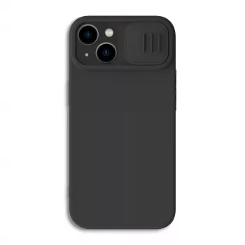 Nillkin coque en silicone CamShield Silky pour iPhone 14 Plus - noir