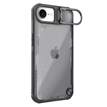 Nillkin coque Iceblade Prop avec pied pour Apple iPhone 16e / 17e - noir