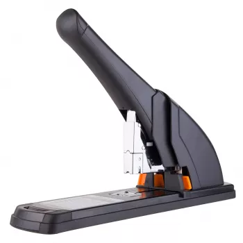 Deli agrafeuse Heavy Duty noire - papeterie de bureau