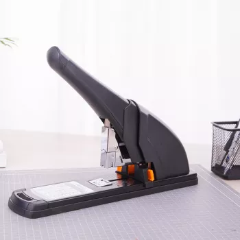 Deli agrafeuse Heavy Duty noire - papeterie de bureau
