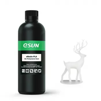 Résine d'impression 3D ESUN eResin-PLA blanche 1 kg 405 nm UV LCD DLP