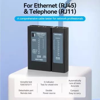 Testeur de câble réseau RJ45 VENTION KEFB0