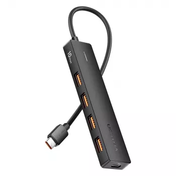 Hub VENTION USB-C vers USB 3.2 Gen 2 avec 100W PD, 0,15 m, noir