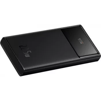 Banque d'alimentation Baseus Star-Lord 10000mAh 22.5W avec affichage numérique et câble USB-C 30cm - Noir