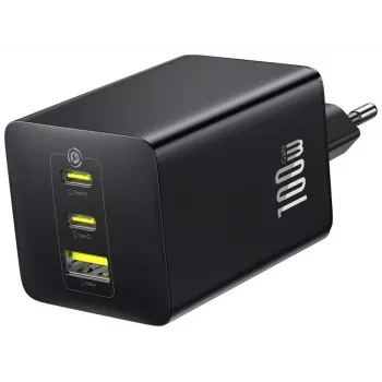 Chargeur Baseus EnerFill FE11 100 W 2 x USB-C + USB-A - noir