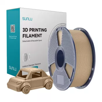 Filament SUNLU PETG (chêne) 1,75 mm 1 kg
