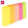 Deli notes adhésives Index PP Stick Up 100 pièces colorées