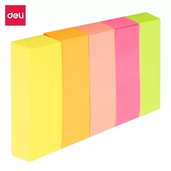 Deli notes adhésives Index PP Stick Up 100 pièces colorées