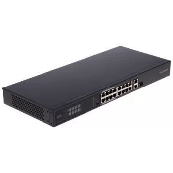 Switch PoE+ non administrable POE LANG NSW2020-16T1GT1GC-POE-IN, 16 ports PoE, 230W