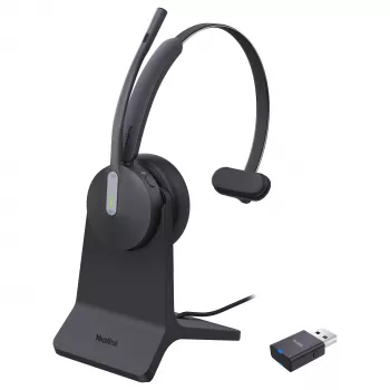 Yealink WH64 Hybrid Mono casque DECT/Bluetooth avec station de charge