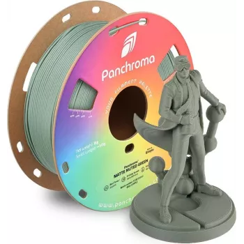 Filament pour imprimante 3D Polymaker Panchroma PLA Matte, 1,75 mm, 1 kg, Muted Green