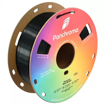 Filament pour imprimante 3D Polymaker Panchroma PLA Silk, 1,75 mm, 1 kg, noir
