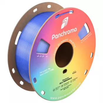 Filament pour imprimante 3D Polymaker Panchroma PLA Silk, 1,75 mm, 1 kg, Periwinkle