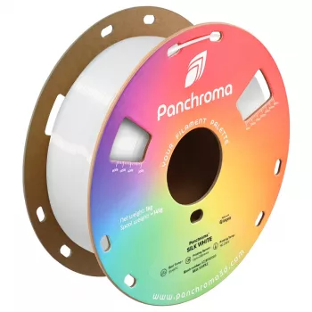 Filament pour imprimante 3D Polymaker Panchroma PLA Silk, 1,75 mm, 1 kg, blanc
