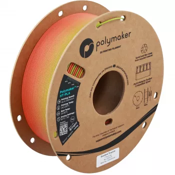 Filament pour imprimante 3D Polymaker HT-PLA, 1,75 mm, 1 kg, Gradient Tropical