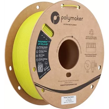 Filament pour imprimante 3D Polymaker HT-PLA-GF, 1,75 mm, 1 kg, Power Tool Green