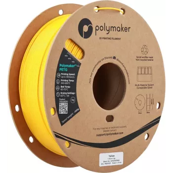 Filament 3D POLYMAKER PETG 1,75 mm jaune 1 kg (PB05007)