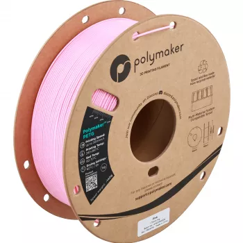 Filament pour imprimante 3D Polymaker PETG, 1,75 mm, 1 kg, rose (PB05018)