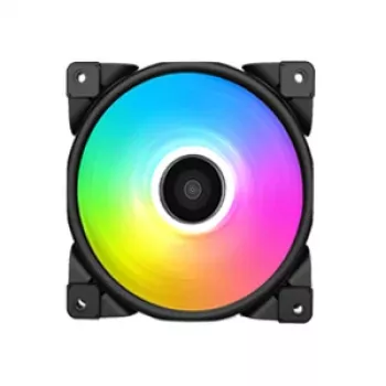 Ventilateur de boîtier PCCOOLER 120mm Halo FRGB - 1000-2000 RPM - 29,1 dBA - 68 CFM