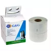 Rouleau d'étiquettes G&G compatible pour DYMO 99012, S0722400 - papier thermique direct 36 x 89 mm, blanc, adhésif permanent, 520 étiquettes