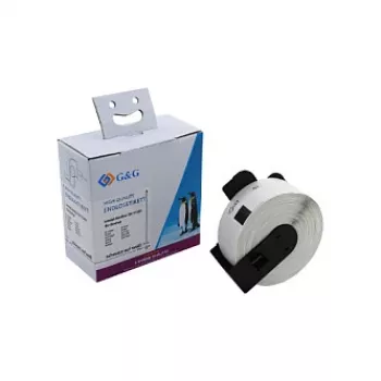 Étiquettes thermiques directes compatibles G&G Brother DK-11201 29x90mm papier blanc adhésif permanent étiquettes d'adresse lot de 400