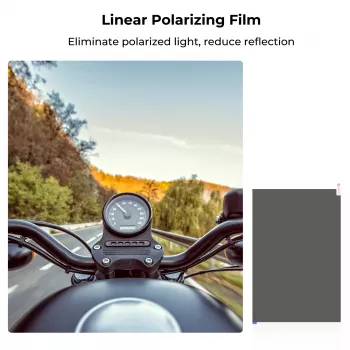 Feuille de film polarisant K&F Concept 300x200 mm (30x20 cm) avec accessoires KF31.074