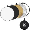 Réflecteur rond 5-en-1 K&F Concept 110cm avec diffuseur et sac de transport - KF18.0003