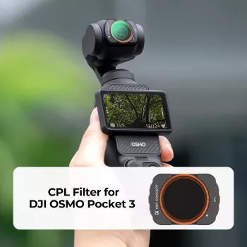 Filtre polarisant circulaire CPL HD MRC 12 couches K&F Concept pour DJI Osmo Pocket 3 (KF01.2532)