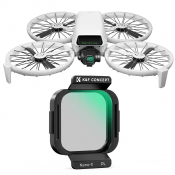 Filtre polarisant circulaire 8K Ultra HD K&F Concept Nano-X pour drone DJI Flip (KF01.3080)