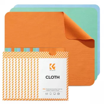 12 chiffons microfibre 250 g pour optiques photo et lunettes Kf08.087