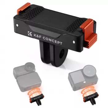 Support magnétique à fixation rapide avec aimant pour DJI Osmo Action 6 / Nano / fixation GoPro KF12.0030