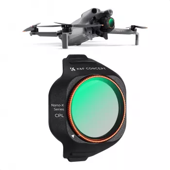 Filtre polarisant circulaire CPL K&F Concept pour drone DJI Mini 5 Pro (KF02.0002)