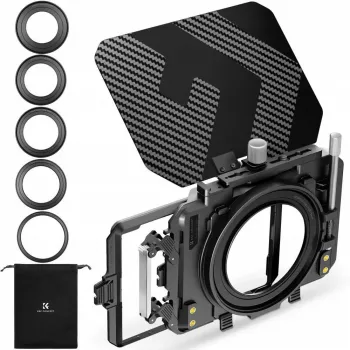 Pare-soleil de matte box KF, pare-soleil d'objectif 67-95 mm pour caméra et caméscope K&F