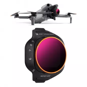 Filtre ND variable ND32-ND512 K&F pour drone DJI Mini 5 Pro, verre AGC, KF02.0004