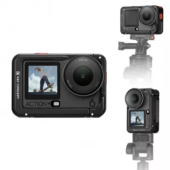 KF support cadre cage pour DJI Osmo Action 6, métal, noir, KF12.0026