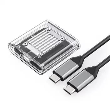 Orico TC20-M2-10G Boîtier SSD M.2 NVMe USB-C 3.2 - transparent
