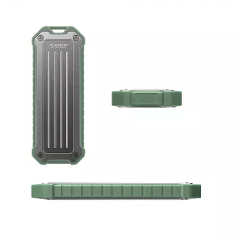 ORICO OTPX-G2 Boîtier tactique SSD M.2 NVMe/SATA USB-C 3.2 - gris-vert