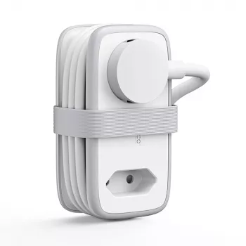 Multiprise ORICO APP 15,5W 5-en-1 avec 2x AC, 2x USB-A, 1x USB-C - Blanc