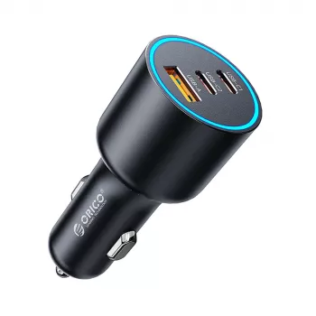 Chargeur de voiture ORICO HyperDrive 165 W USB-A + 2x USB-C, noir